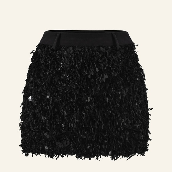 CULTNAKED Pants - CULTNAKED Power Spike skort in Onyx Bloom